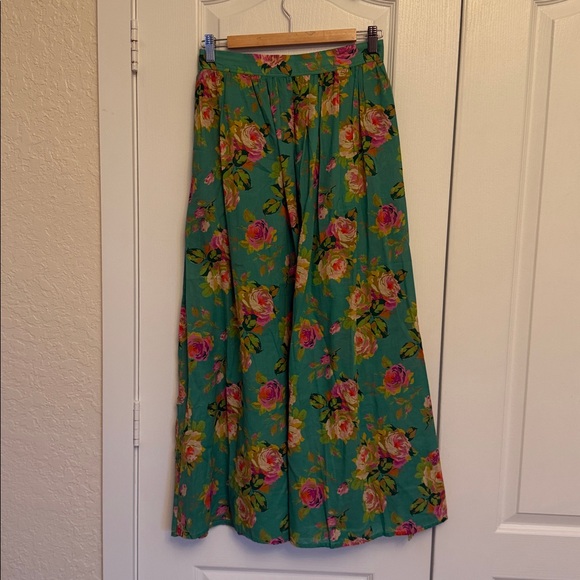 J. Crew Floral Sheer cotton voile skirt in rose garden Maxi Skirt - Picture 2 of 7